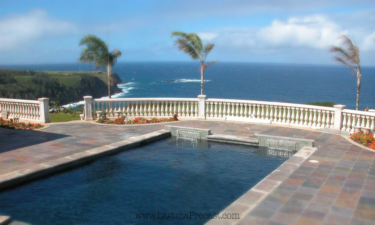 Laguna Precast balusters installation in Hawaii