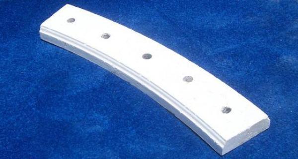 Baluster Base Rail 6' Radius, 2.5"H, 1pc