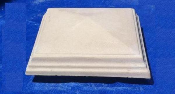 12x12Base 13"OD 3.5"H Design edges, Slope top