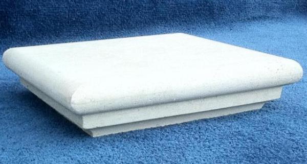 13x13Base 17"OD 4"H Bullnose w/steps, Flat top