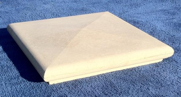 18x18Base 20"OD 3.5"H Bullnose edges, Flat top