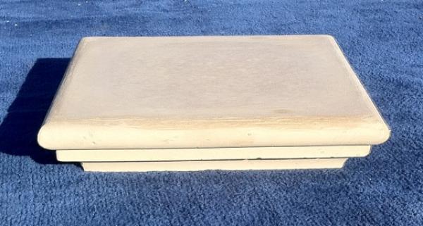 20x20Base 24"OD 5"H Bullnose edges, Flat top