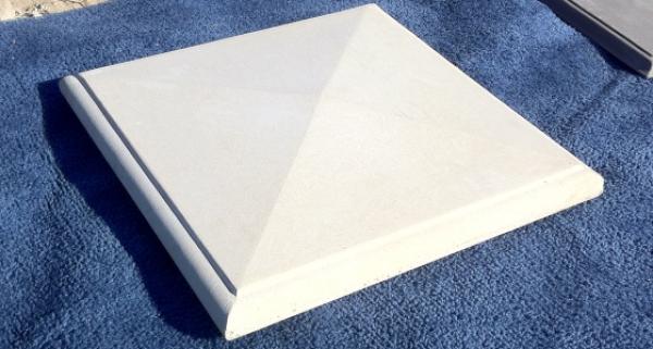 20"x20"Base 22"OD 4"H Bullnose edges, Slope top