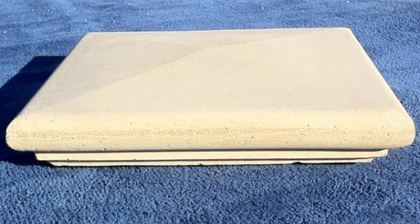 26x26Base 29.25"OD 4.5"H Bullnose edges, Slope top