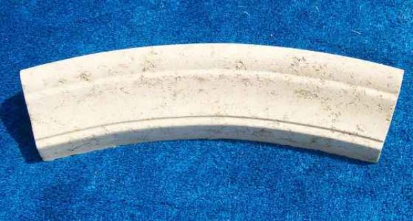 Foamcast Concrete™ 6.25"Hx3.5"Dx24"L 3.25'R, 1pc