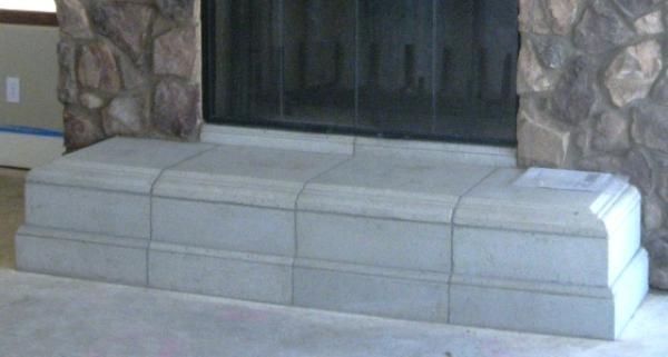 5,000psi. 12"Hx80"Wx18"D XL Hearth Trim, 12pcs